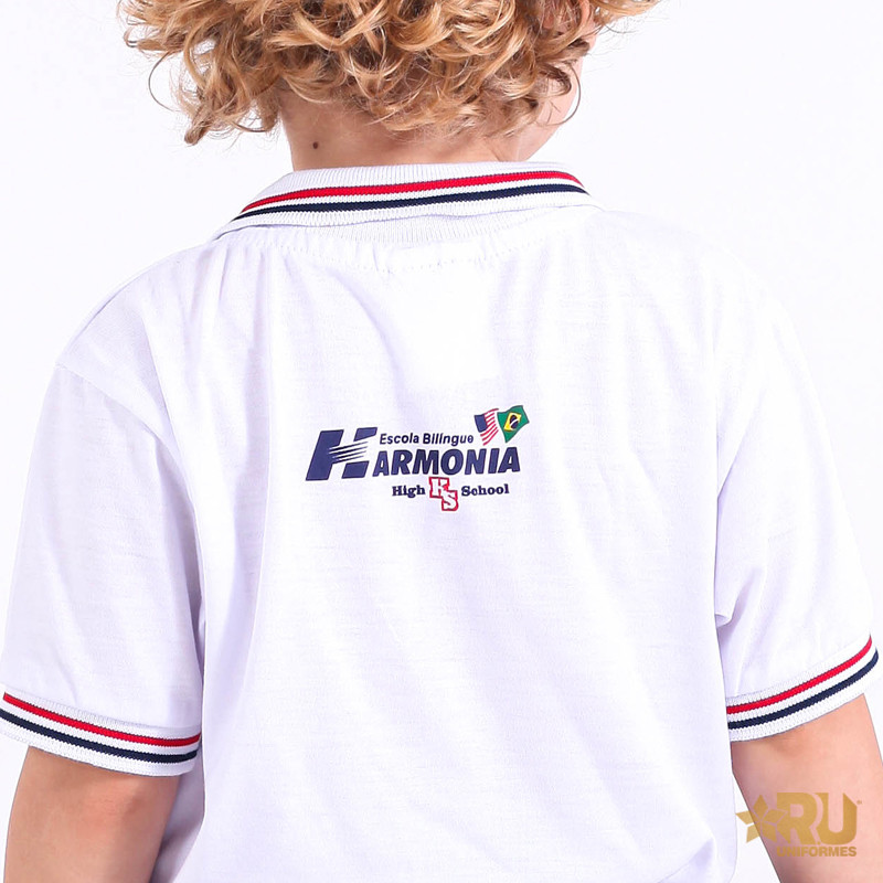 Camiseta Polo Infantil Harmonia 